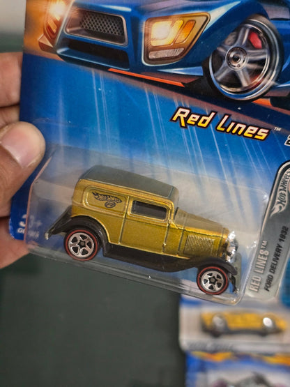 Hot Wheels Red Lines - 1932 Ford Delivery - Collector No. 097 - Kinder Logs
