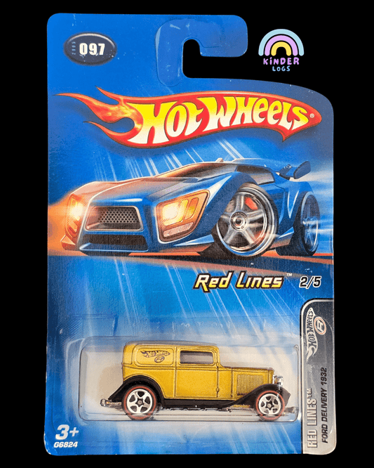 Hot Wheels Red Lines - 1932 Ford Delivery - Collector No. 097 - Kinder Logs