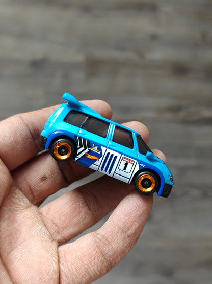 Hot Wheels Renault Espace F1 - Blue (Uncarded - New) - Kinder Logs