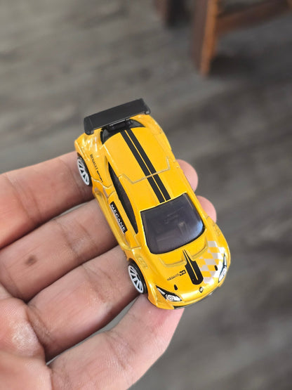 Hot Wheels Renault Megane Trophy - Yellow (Uncarded - New) - Kinder Logs