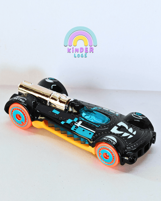Hot Wheels Retro - Active - Black (Uncarded) - Kinder Logs