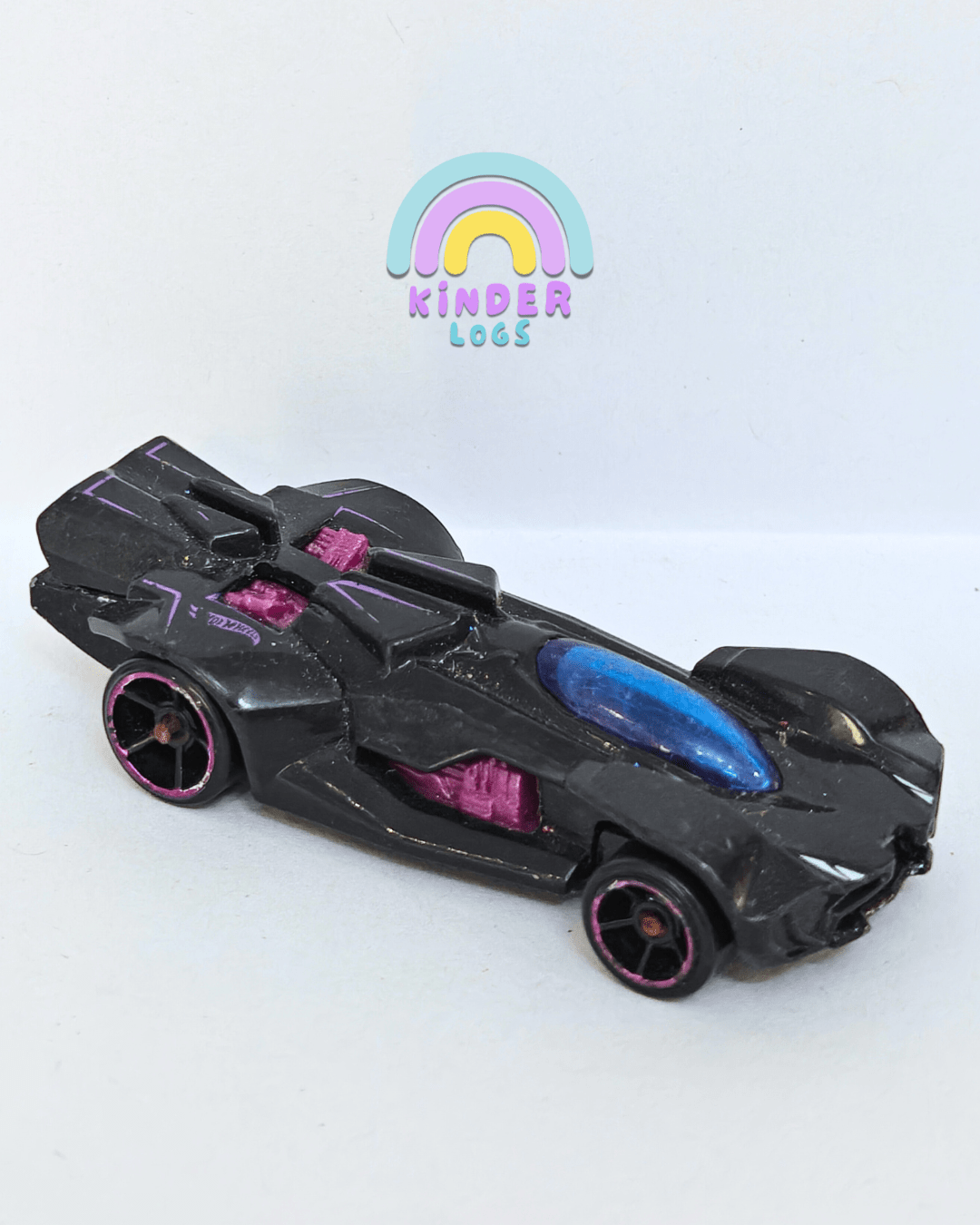 Hot Wheels Rev Rod - Black (Pre - Owned Car) - Kinder Logs