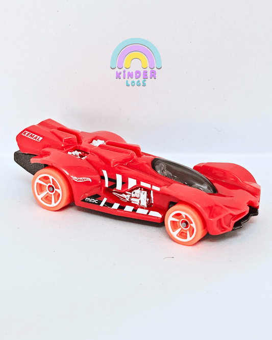 Hot Wheels Rev Rod - Red (Uncarded - New) - Kinder Logs