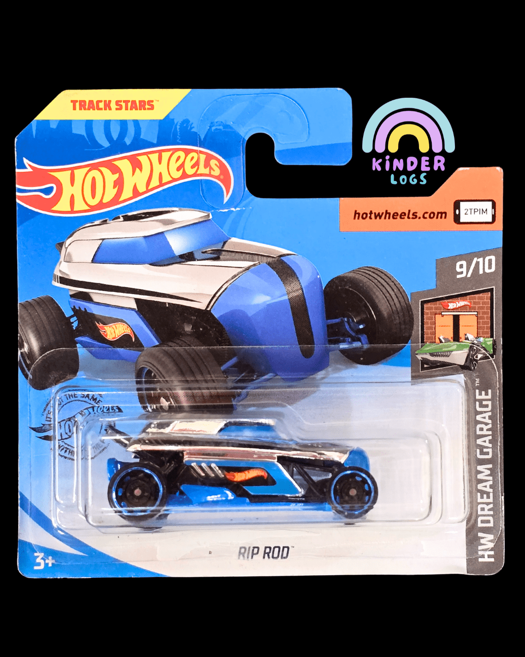 Hot Wheels Rip Rod - Chrome (2018 Short Card) - Kinder Logs