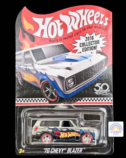 Hot Wheels RLC 1970 Chevy Blazer (50th Anniversary) - Kinder Logs