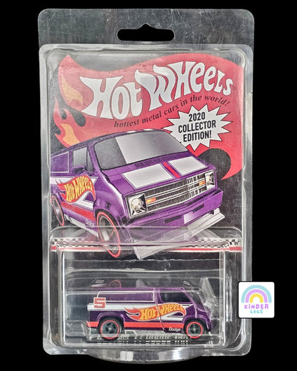 Hot Wheels RLC Custom 1977 Dodge Van (2020 Collector Edition) - Kinder Logs