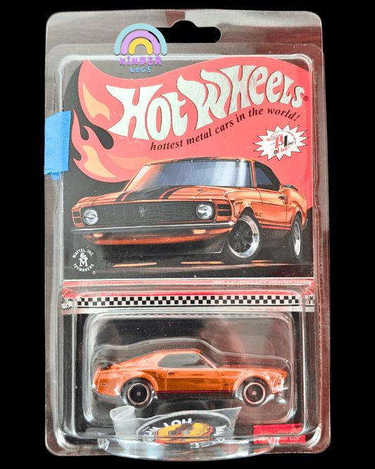 Hot Wheels RLC Exclusive 1970 Ford Mustang Boss 302 (2021 Club Car) - Kinder Logs