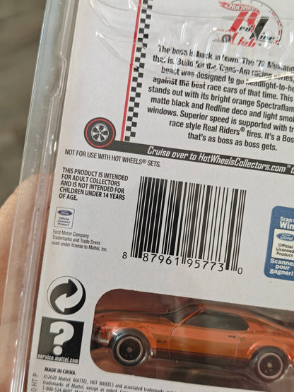 Hot Wheels RLC Exclusive 1970 Ford Mustang Boss 302 (2021 Club Car) - Kinder Logs