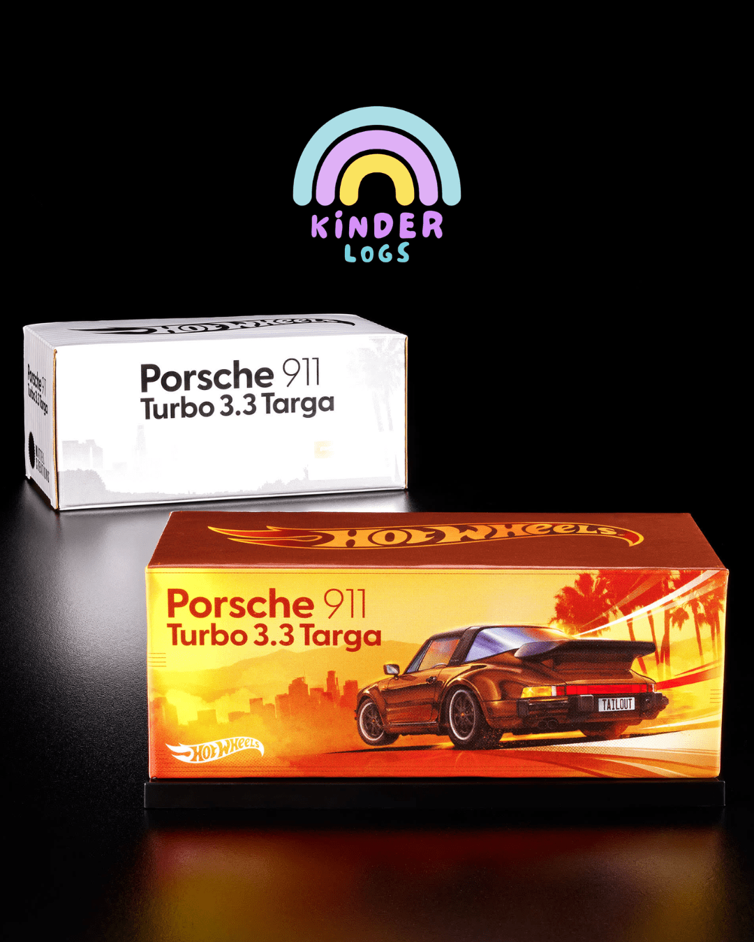 Hot Wheels RLC Exclusive Porsche 911 Turbo 3.3 Targa - Kinder Logs
