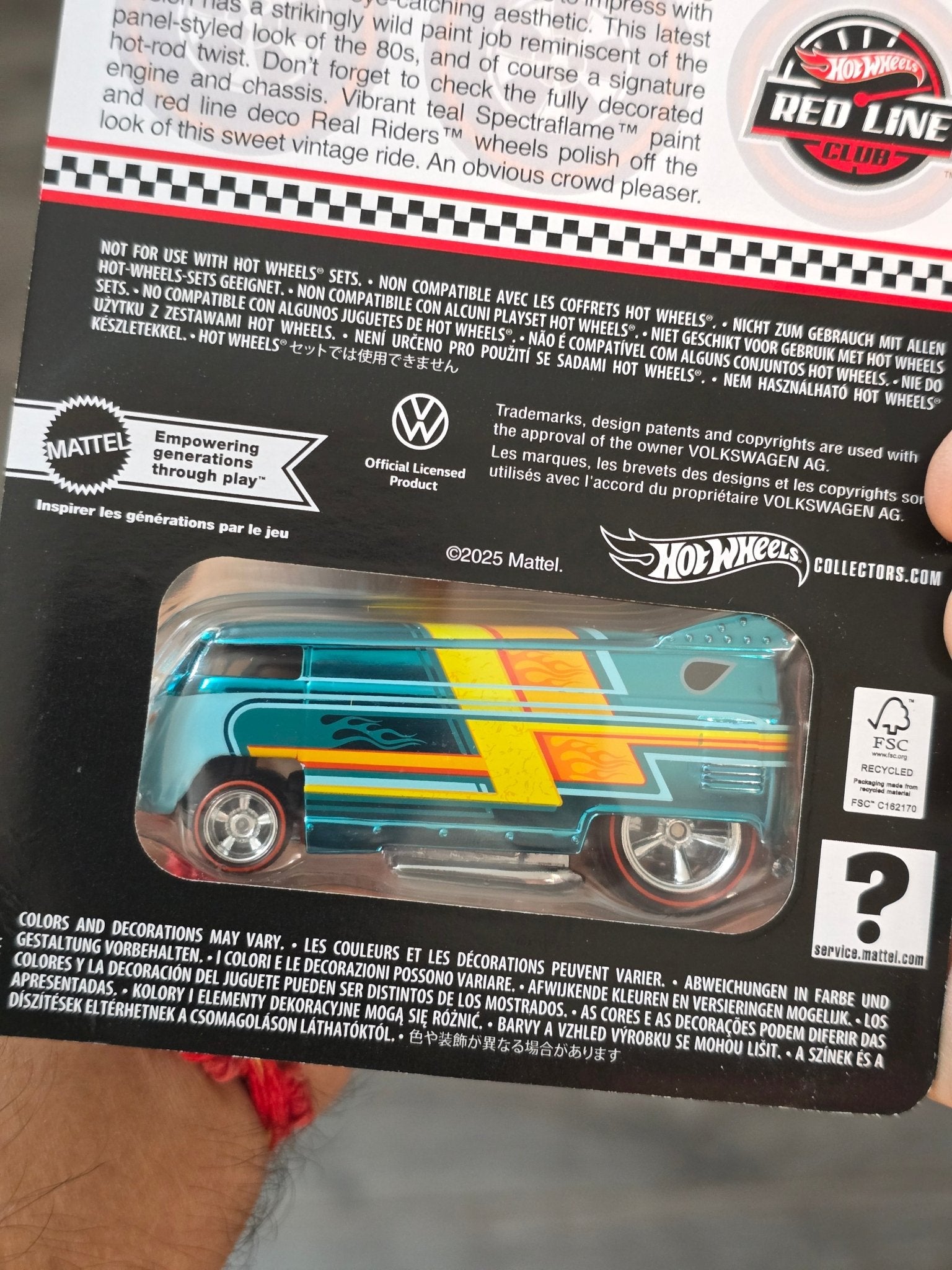 Hot Wheels RLC sELECTIONs Volkswagen Drag Bus (Spectraflame Teal