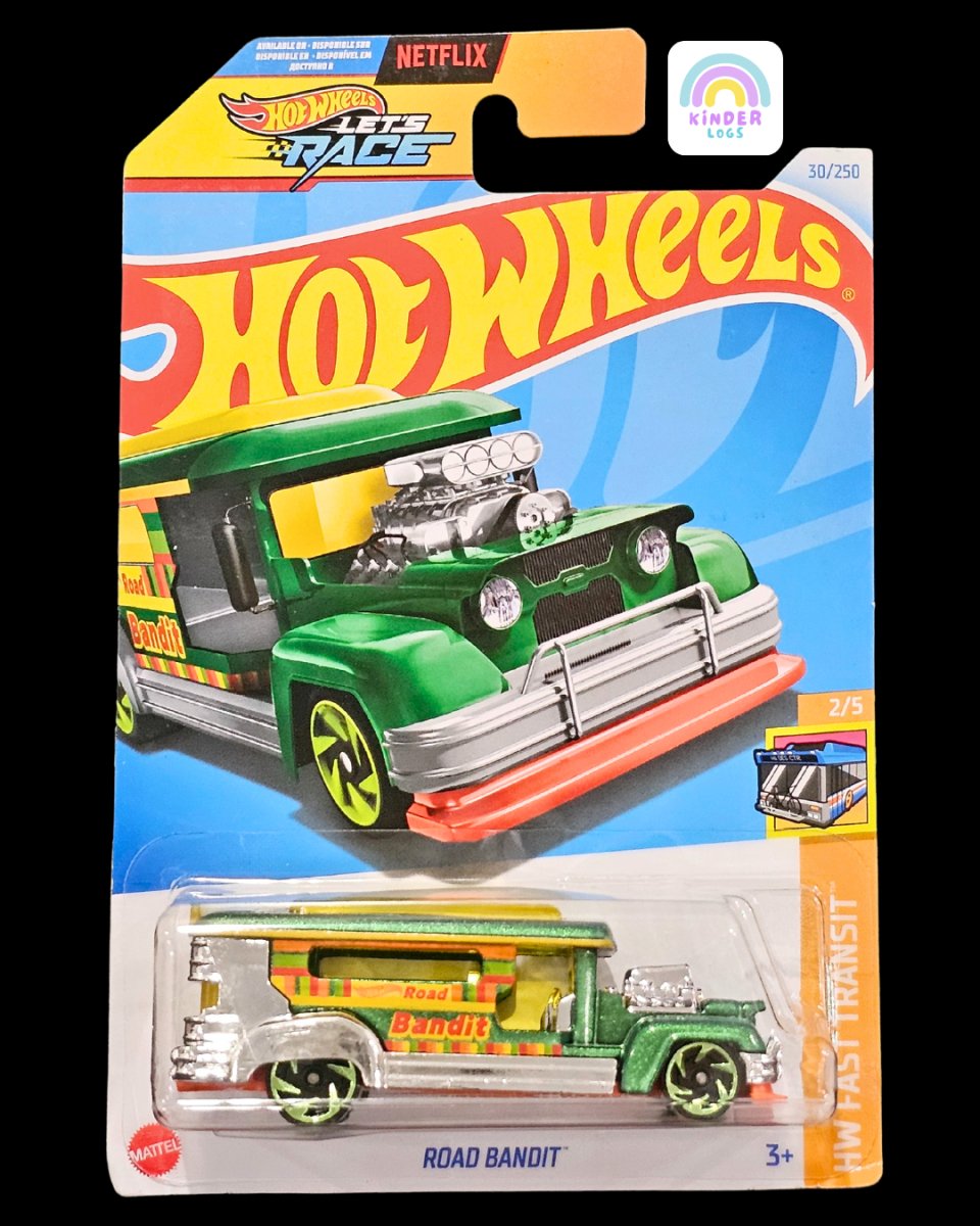 Hot Wheels Road Bandit Truck (J Case) - Kinder Logs