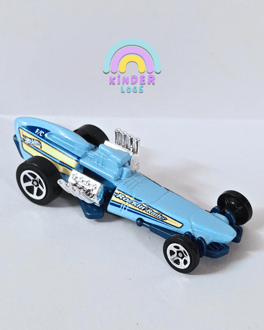 Hot Wheels Rockin' Railer - Blue (Uncarded - New) - Kinder Logs