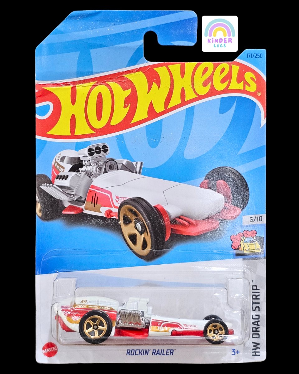 Hot Wheels Rockin' Railer - Drag Strip (Imported) - Kinder Logs