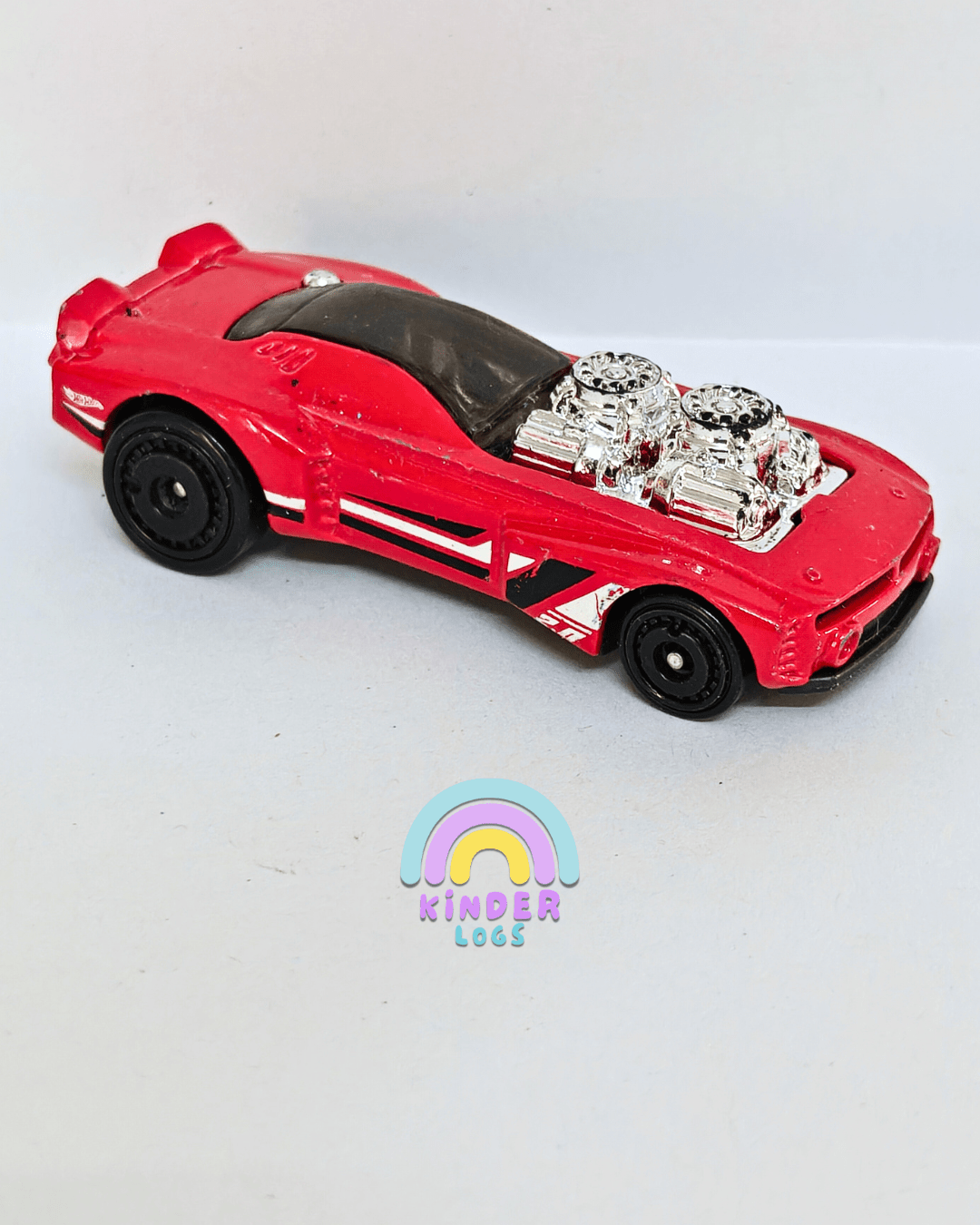 Hot Wheels Rodger Dodger 2.0 - Red (Pre - Owned Car) - Kinder Logs