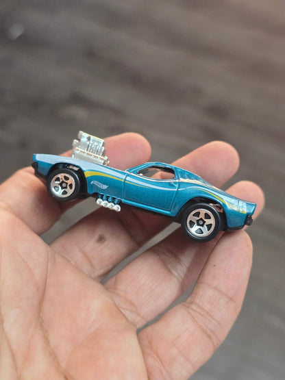 Hot Wheels Rodger Dodger - Teal (Uncarded - New) - Kinder Logs