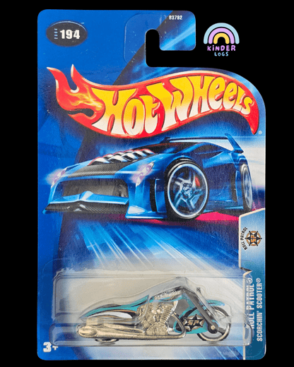 Hot Wheels Roll Patrol Scorchin' Scooter - Collector No. 194 - Kinder Logs