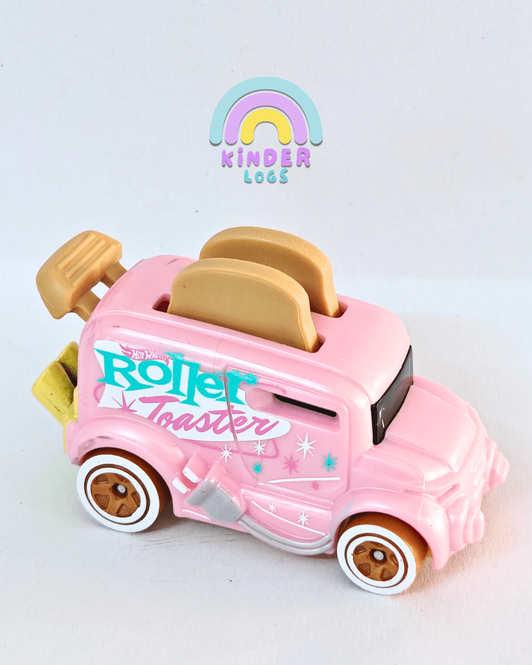 Hot Wheels Roller Toaster - Pink (Uncarded - New) - Kinder Logs