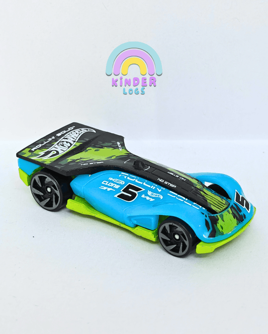 Hot Wheels Rollin' Solo 5 - Blue (Pre - Owned Car) - Kinder Logs