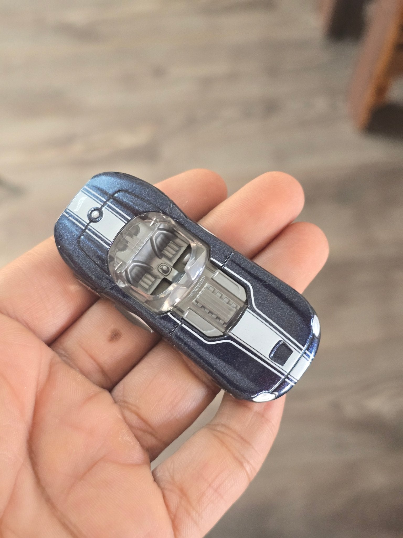 Hot Wheels RRRoadster - Dark Blue (Uncarded - New) - Kinder Logs