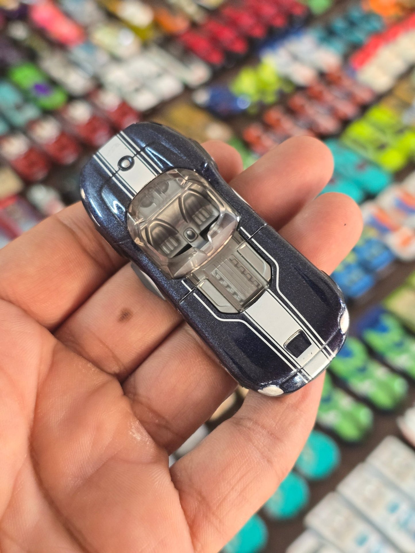 Hot Wheels RRRoadster - Dark Blue (Uncarded - New) - Kinder Logs