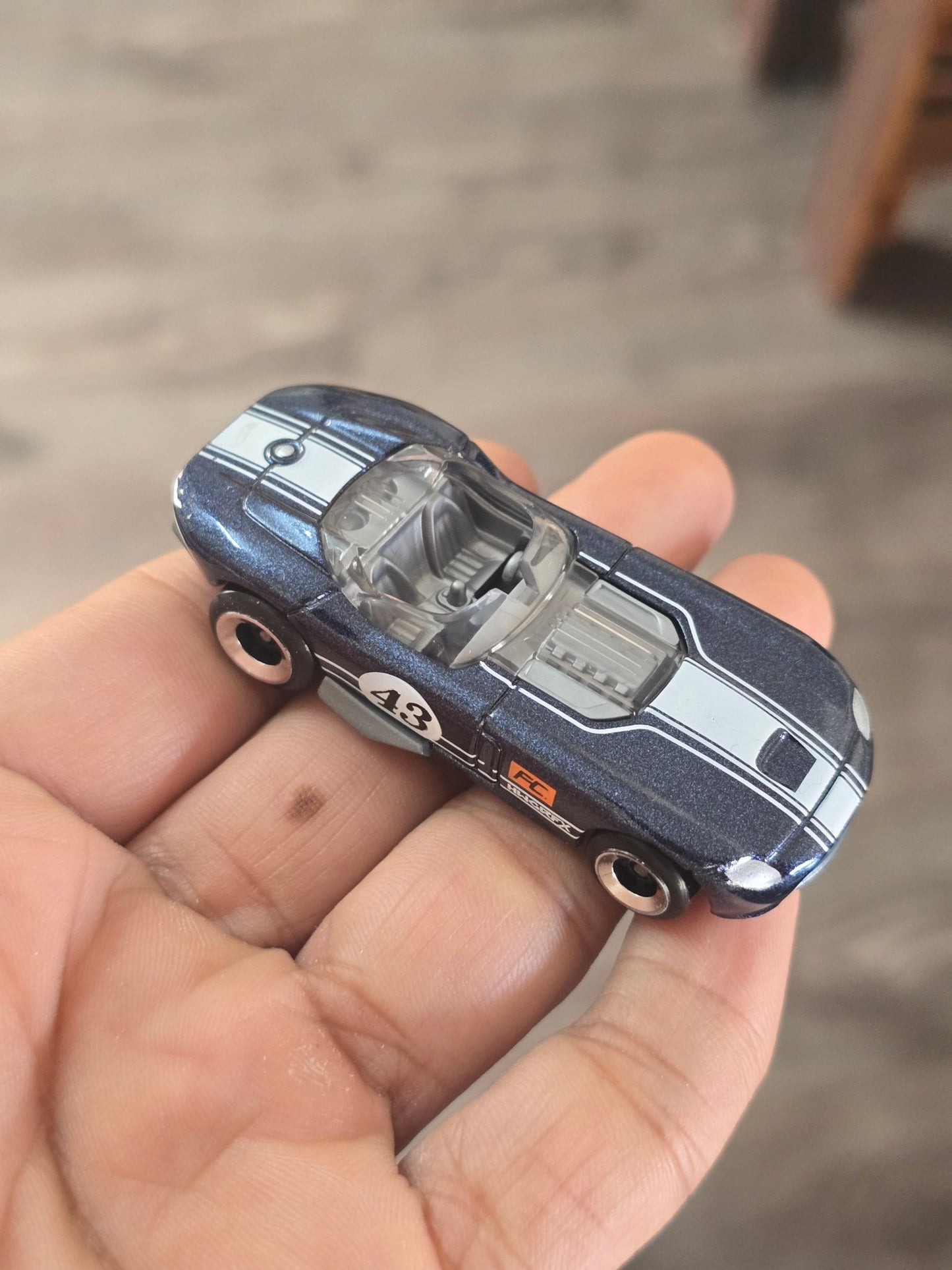 Hot Wheels RRRoadster - Dark Blue (Uncarded - New) - Kinder Logs