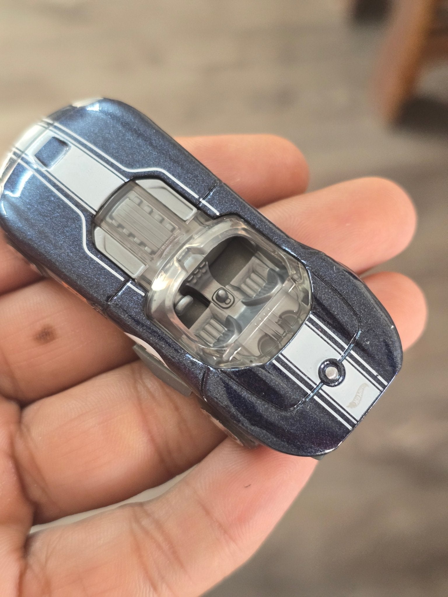 Hot Wheels RRRoadster - Dark Blue (Uncarded - New) - Kinder Logs