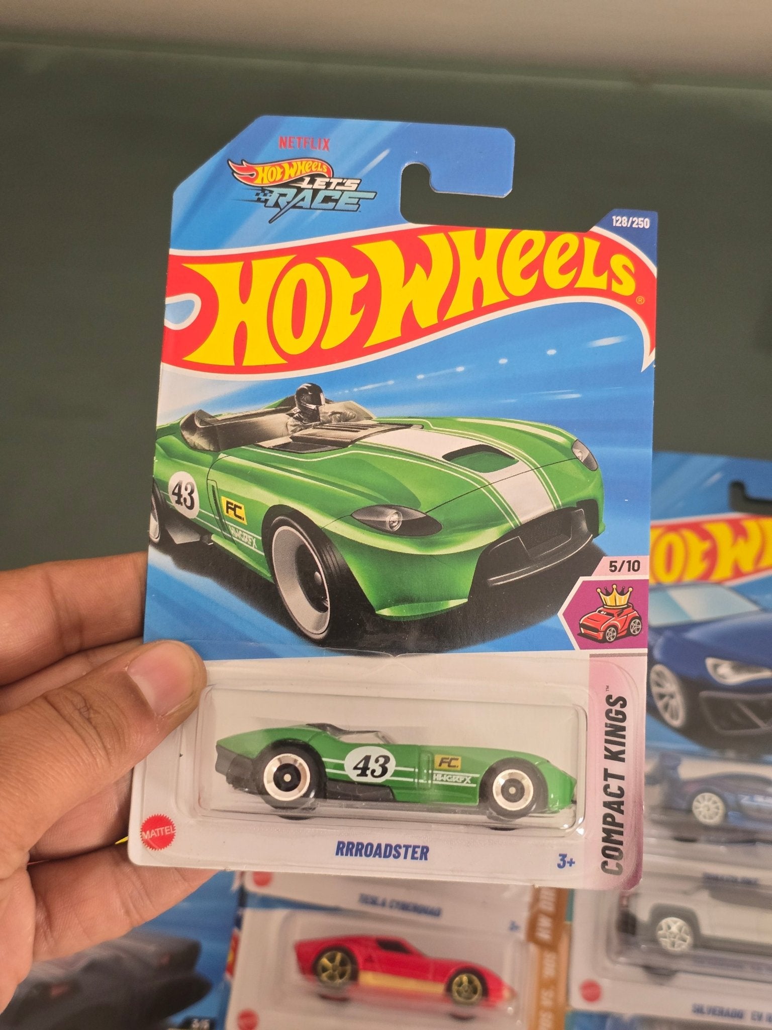 Hot Wheels RRRoadster - Green (Imported) - Kinder Logs