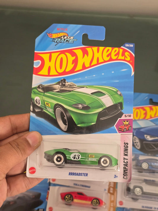 Hot Wheels RRRoadster - Green (Imported) - Kinder Logs