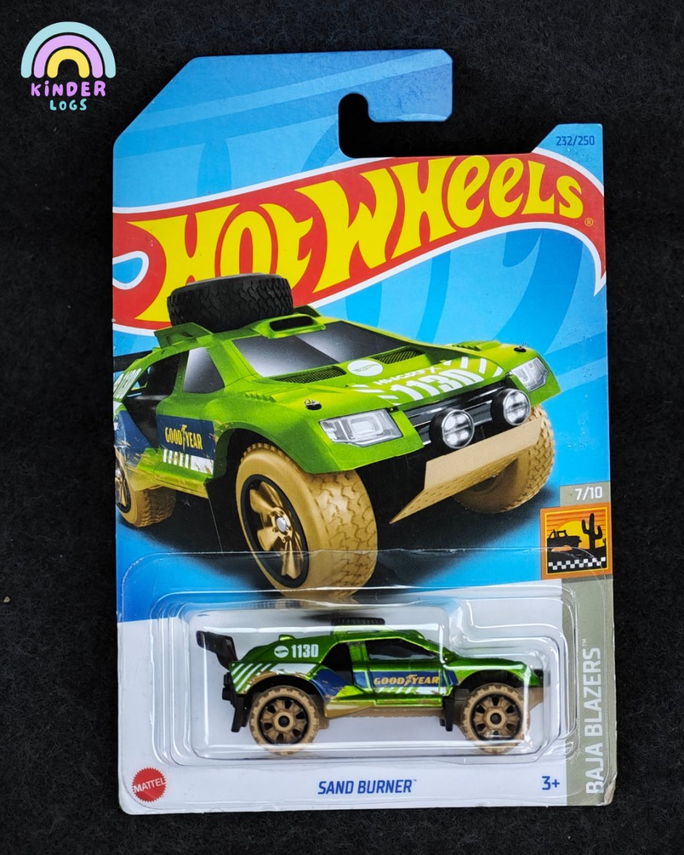 Hot Wheels Sand Burner SUV (Green) - Kinder Logs
