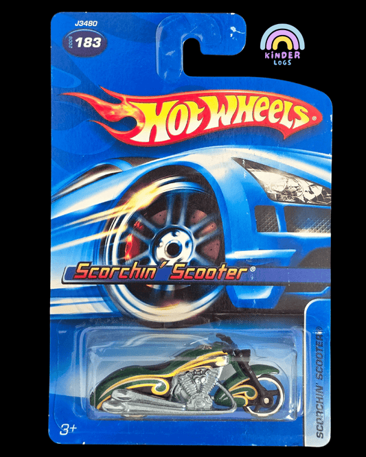 Hot Wheels Scorchin' Scooter - Collector No. 183 - Kinder Logs