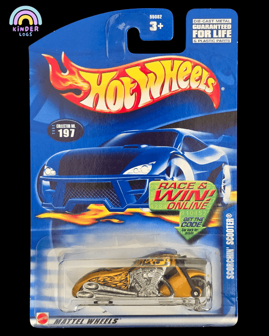 Hot Wheels Scorchin' Scooter - Collector No. 197 - Kinder Logs