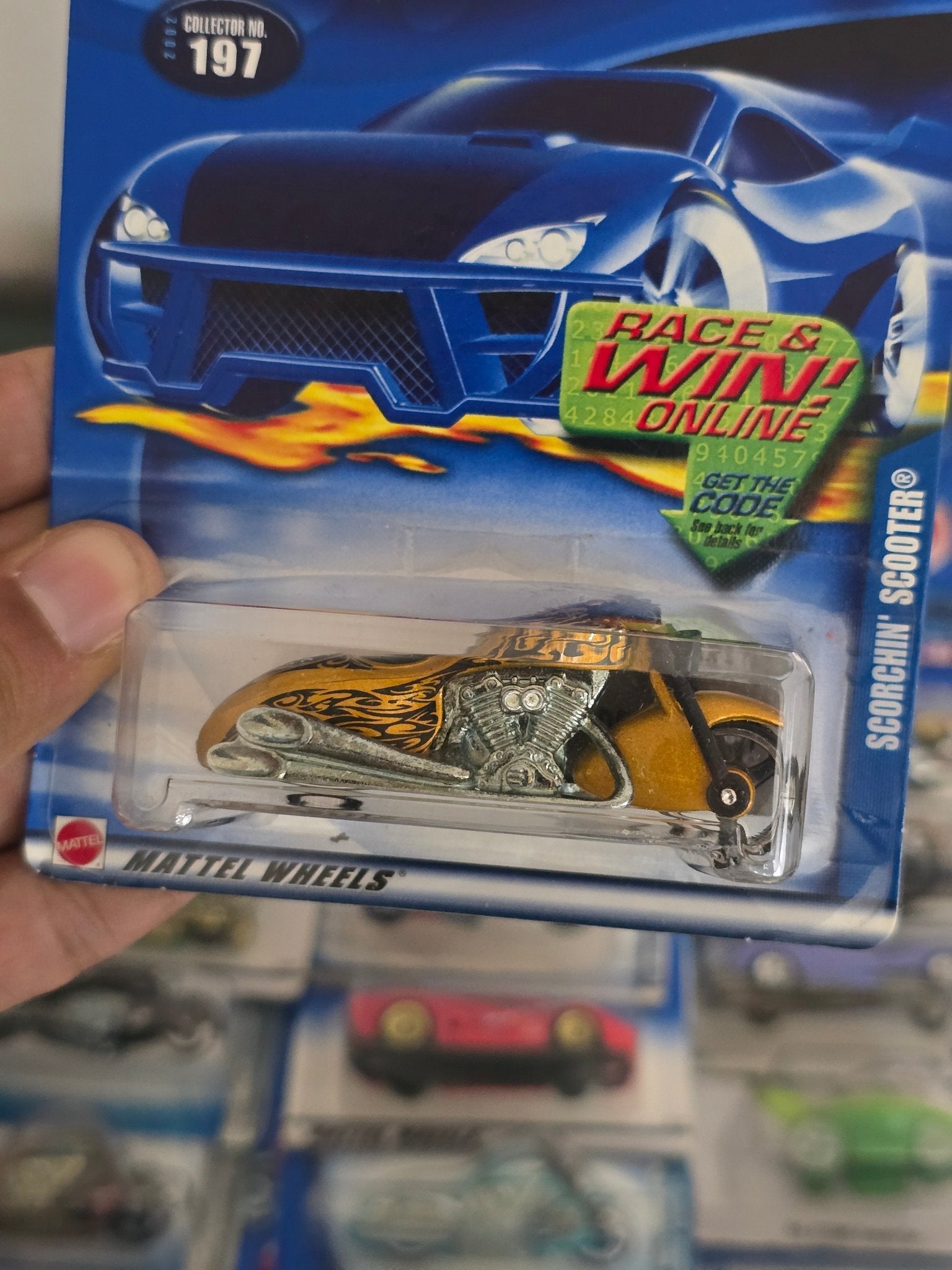 Hot Wheels Scorchin' Scooter - Collector No. 197 - Kinder Logs