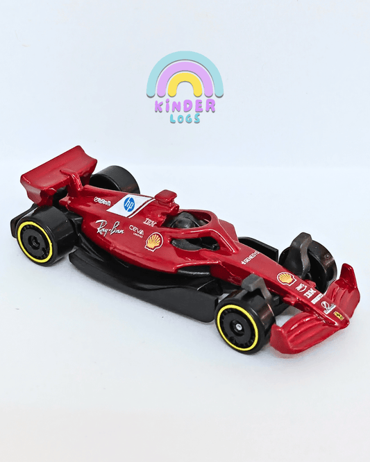 Hot Wheels Scuderia Ferrari HP Formula 1 Car - Red (Uncarded - New) - Kinder Logs