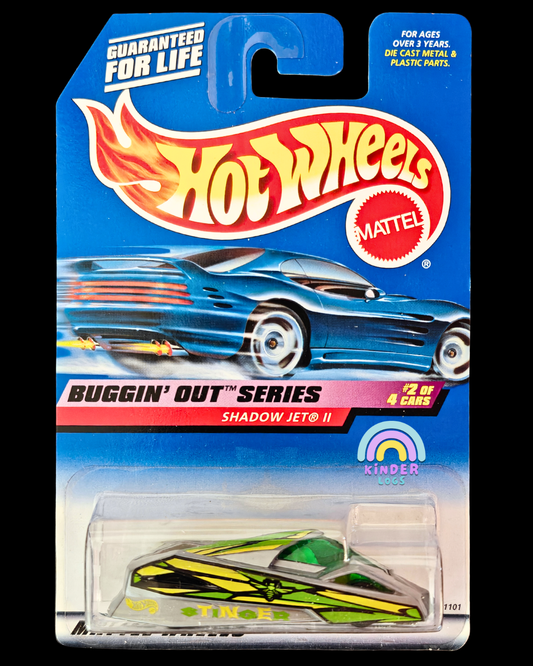 Hot Wheels Shadow Jet II - Buggin' Out Series (Imported) - Kinder Logs