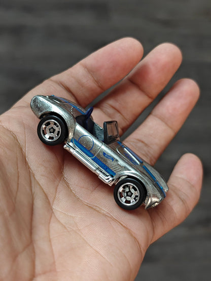 Hot Wheels Shelby Cobra 427 S/C - Chrome Silver (Uncarded - New) - Kinder Logs