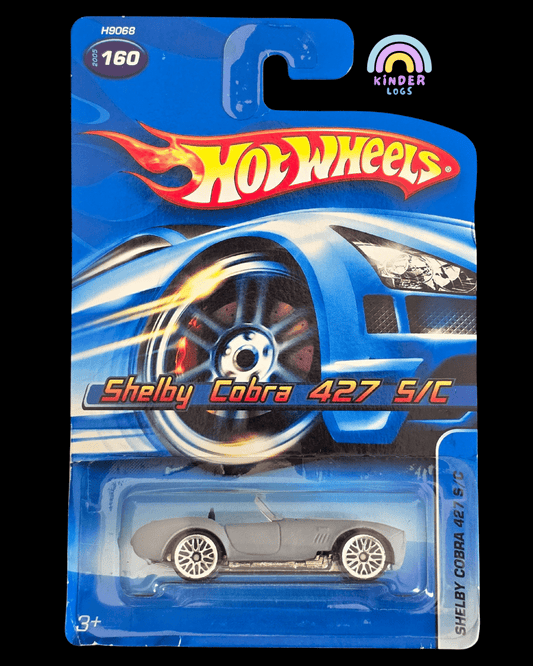 Hot Wheels Shelby Cobra 427 S/C - Collector No. 160 - Kinder Logs