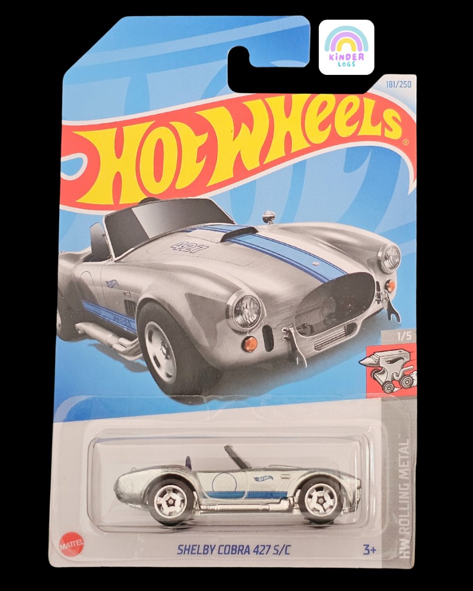 Hot Wheels Shelby Cobra 427 S/C (K Case) - Kinder Logs