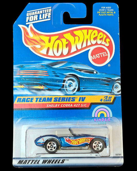 Hot Wheels Shelby Cobra 427 S/C - Race Team Series IV (Imported) - Kinder Logs
