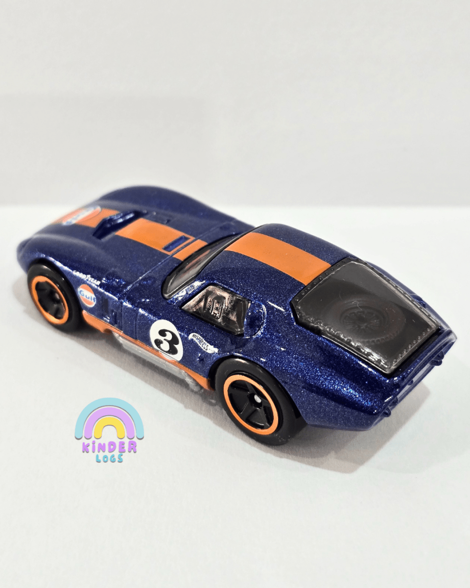 Hot Wheels Shelby Cobra Daytona Coupe Gulf (Uncarded) - Kinder Logs