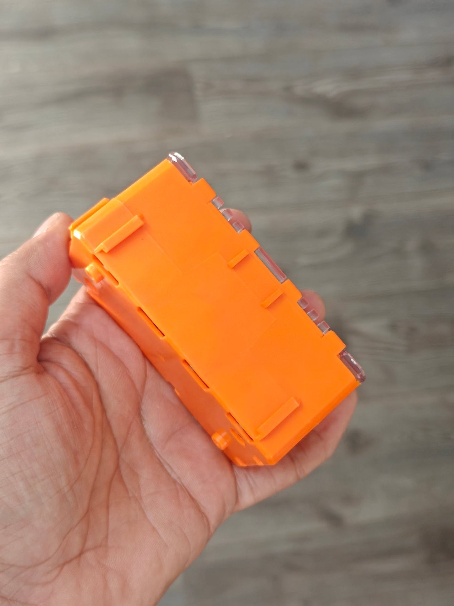 Hot Wheels Single Car Display - Orange (Unboxed - New) - Kinder Logs