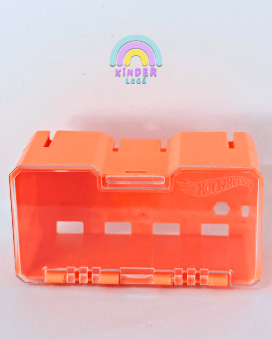 Hot Wheels Single Car Display - Orange (Unboxed - New) - Kinder Logs