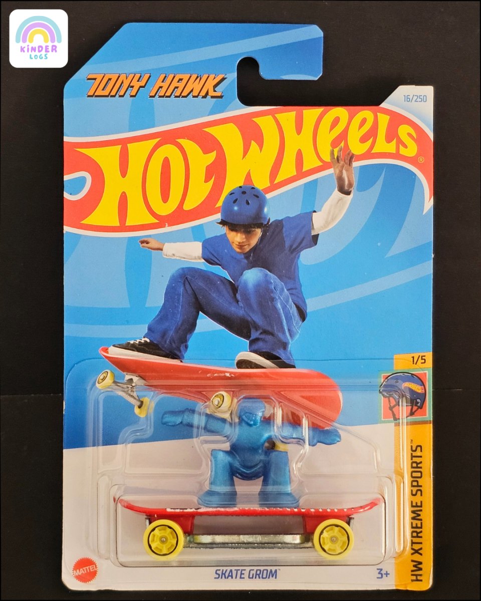 Hot Wheels Skate Grom - Tony Hawk Edition (Imported) - Kinder Logs