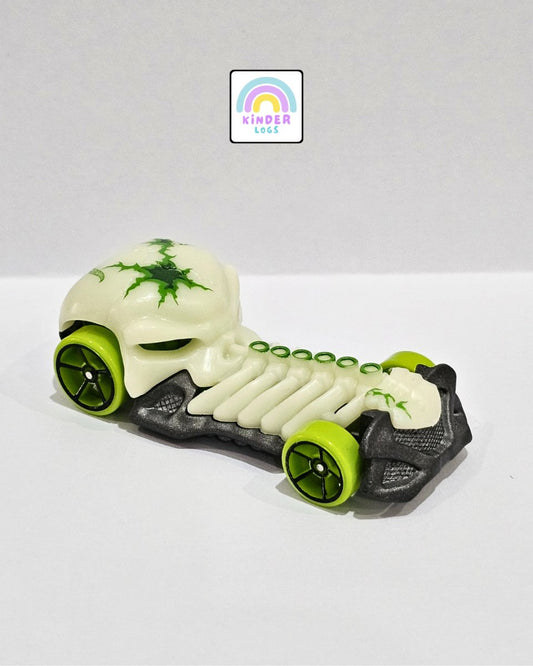 Hot Wheels Skull Crusher - Glow In The Dark Car (Uncarded) - Kinder Logs