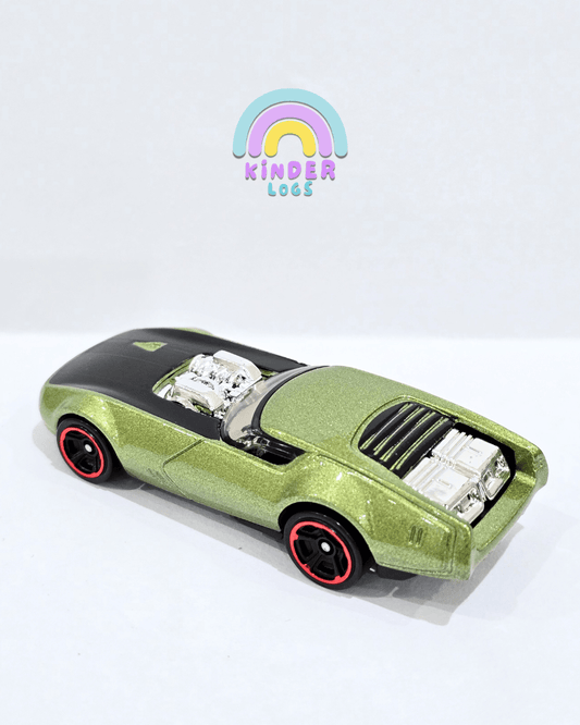 Hot Wheels Slide - Burn - Green (Uncarded) - Kinder Logs