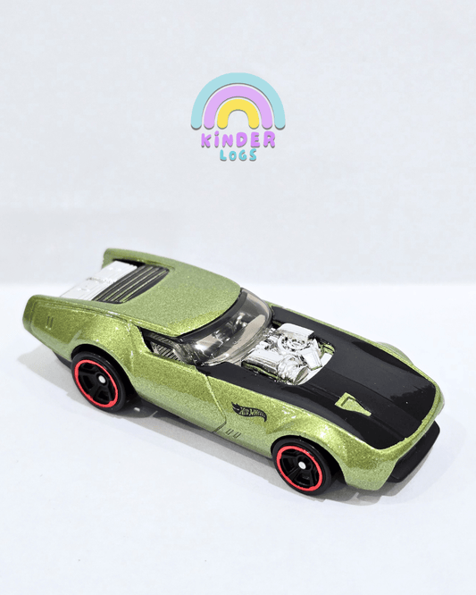 Hot Wheels Slide - Burn - Green (Uncarded) - Kinder Logs
