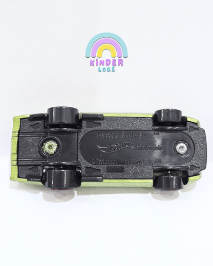 Hot Wheels Slide - Burn - Green (Uncarded) - Kinder Logs