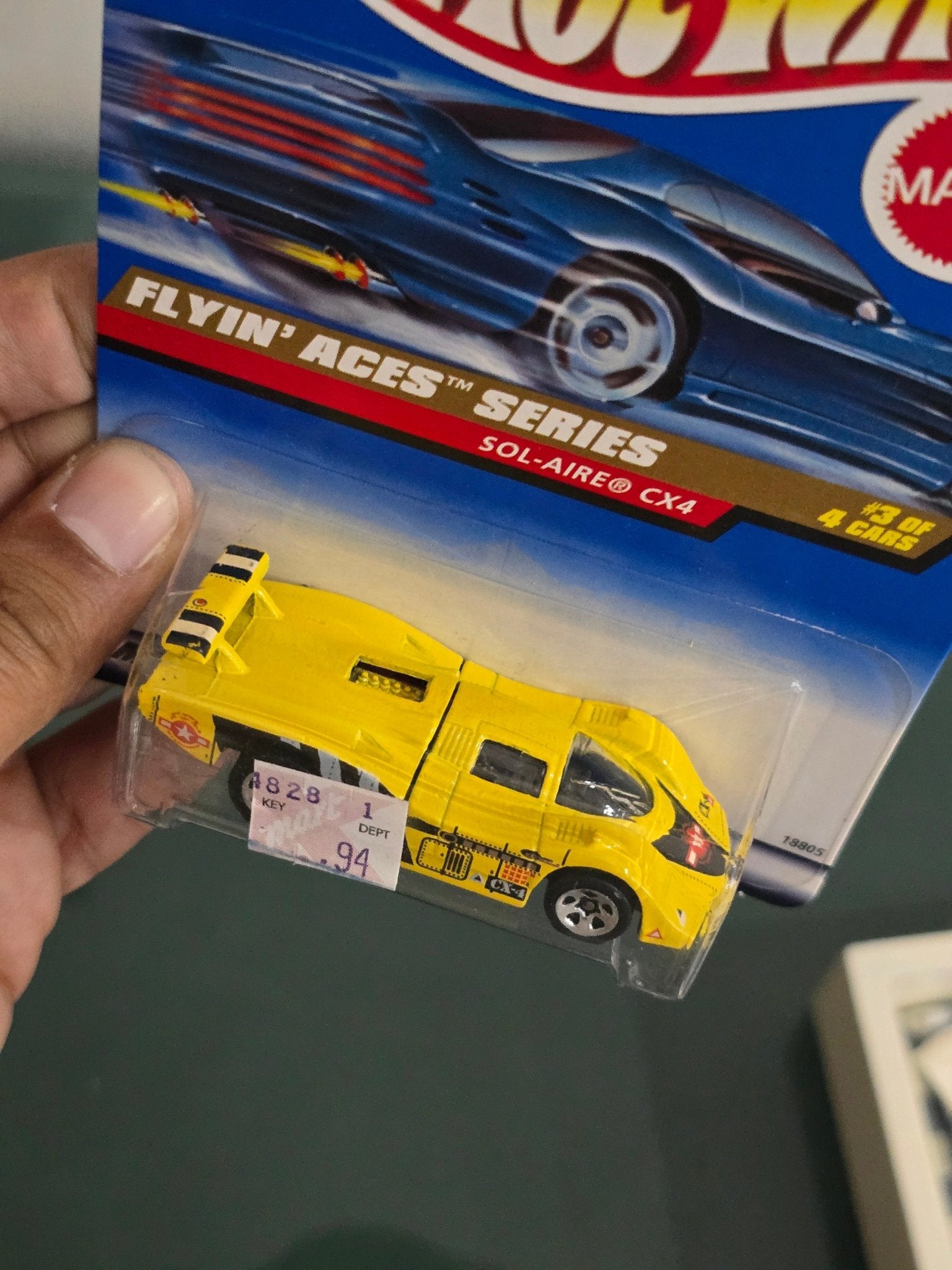 Hot Wheels Sol - Aire CX4 - Flyin' Aces Series - Kinder Logs