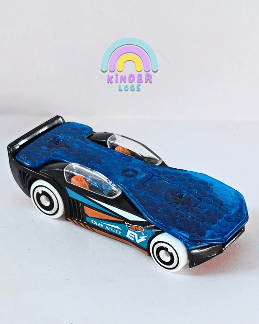 Hot Wheels Solar Reflex - Blue (Uncarded - New) - Kinder Logs