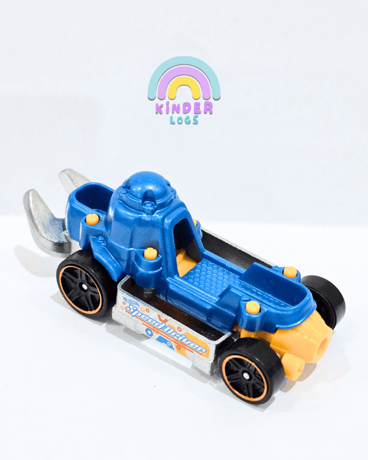 Hot Wheels Speed - Driver - Blue (Uncarded) - Kinder Logs