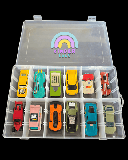 Hot Wheels Starter Pack - Gift Box of 12 Cars - Kinder Logs